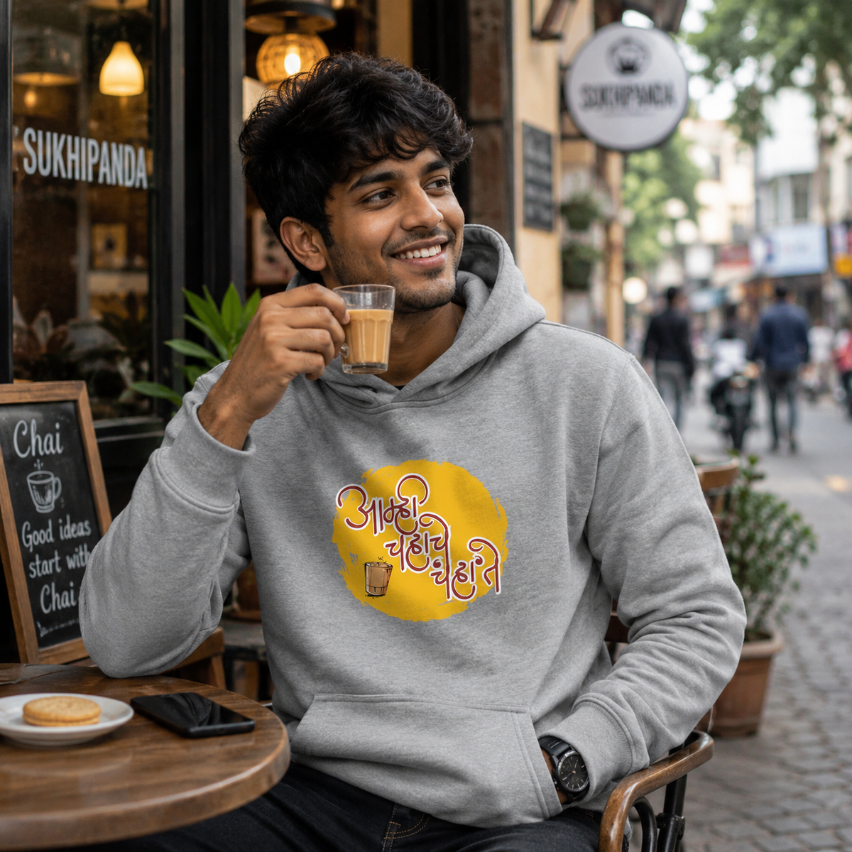 We are tea lovers  – Unisex Hoodie for Every Chai Lover ☕❤️