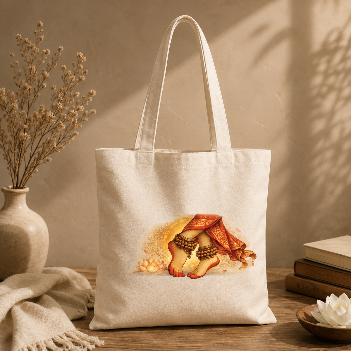 Classical Indian Dance Canvas - Tote Bag 💃✨