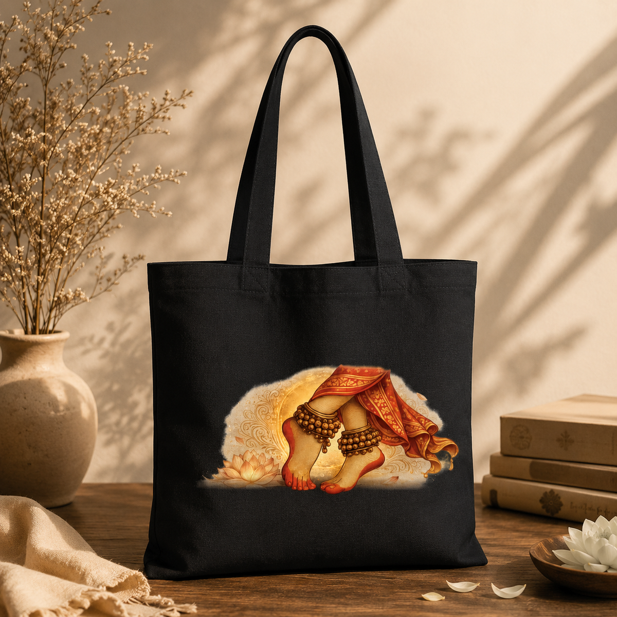 Classical Indian Dance Canvas - Tote Bag 💃✨