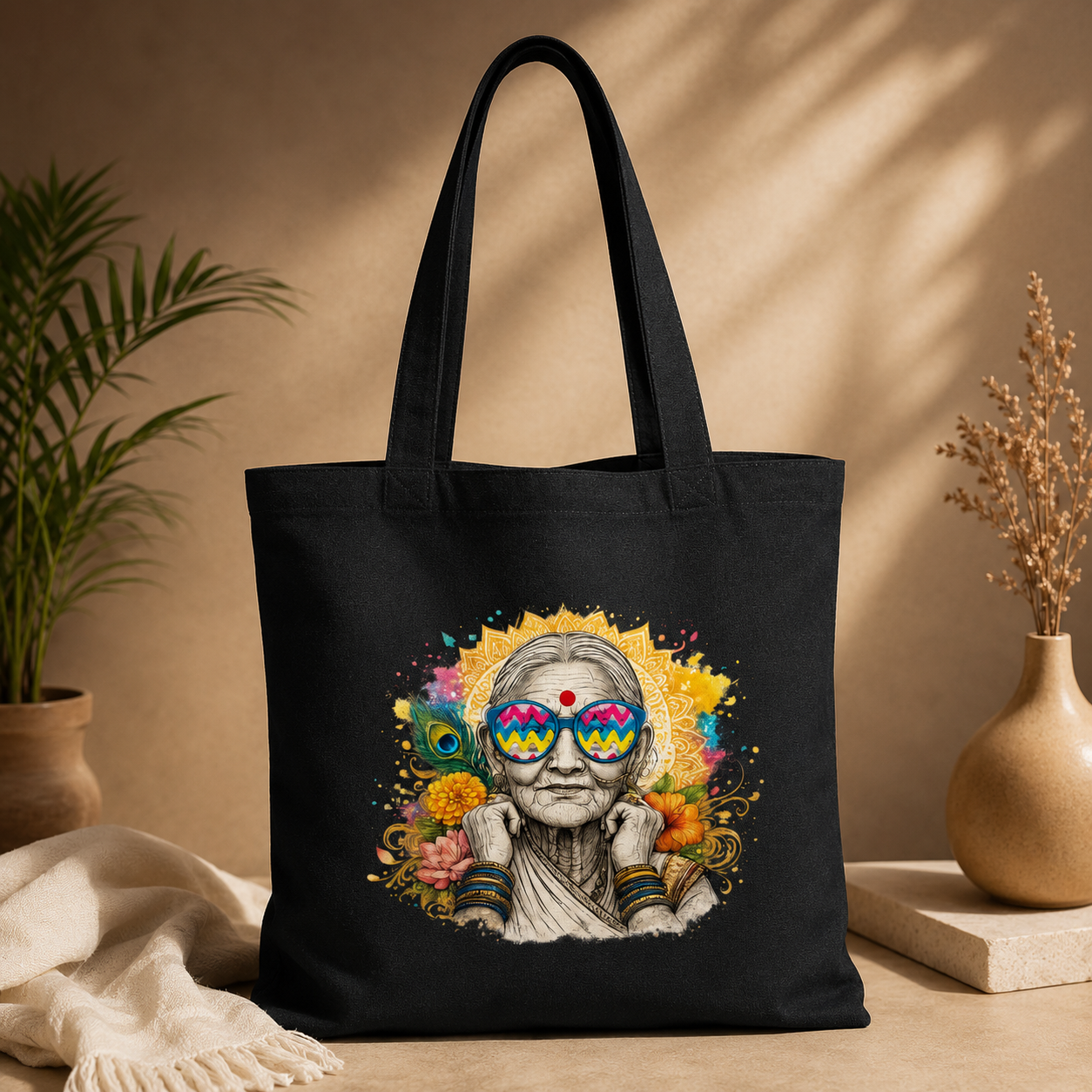 Cool Grandma Canvas -  Tote Bag 😎🌼