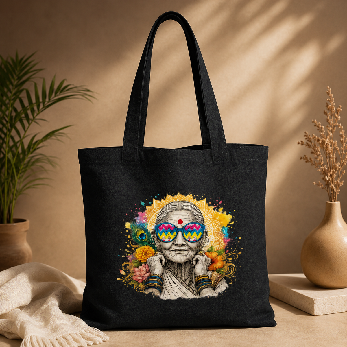 Cool Grandma Canvas -  Tote Bag 😎🌼