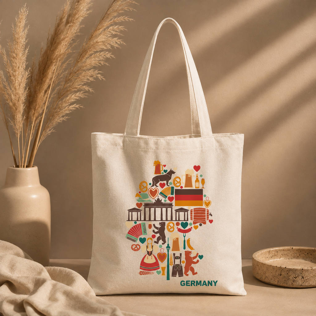 Germany Travel Canvas  - Tote Bag 🇩🇪👜