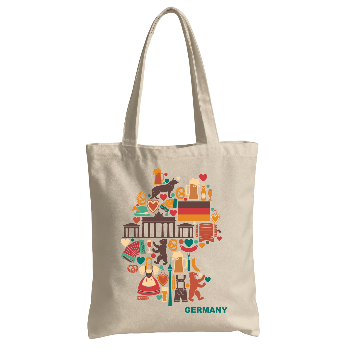 Germany Travel Canvas  - Tote Bag 🇩🇪👜