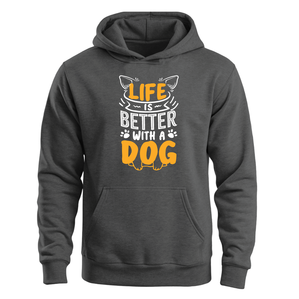 Life is Better with a Dog - Unisex Hoodie 🐶❤️