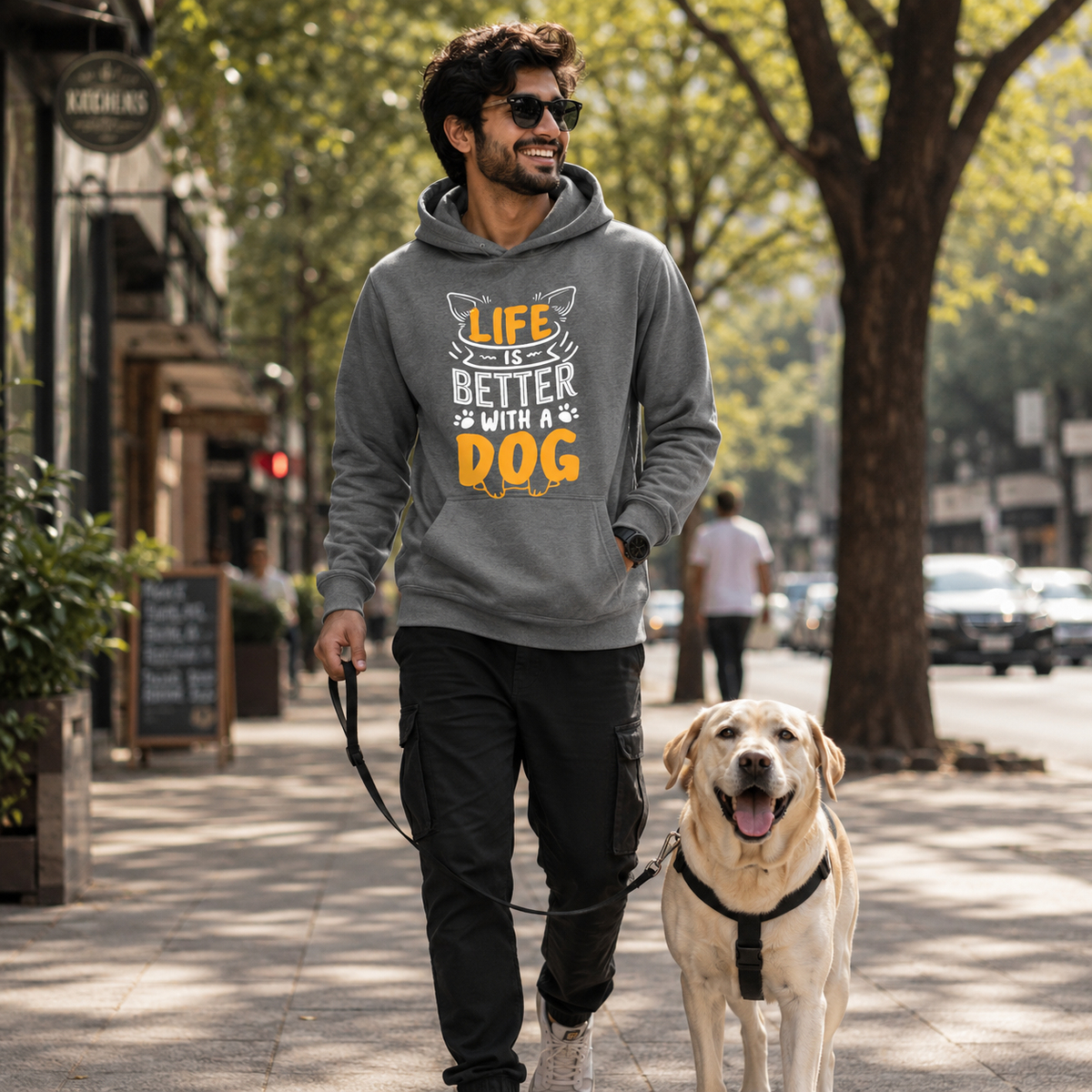 Life is Better with a Dog - Unisex Hoodie 🐶❤️