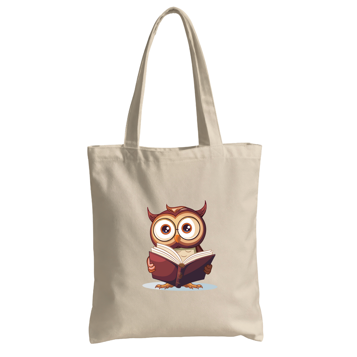 Wise Owl Reading Canvas - Tote Bag 🦉📚