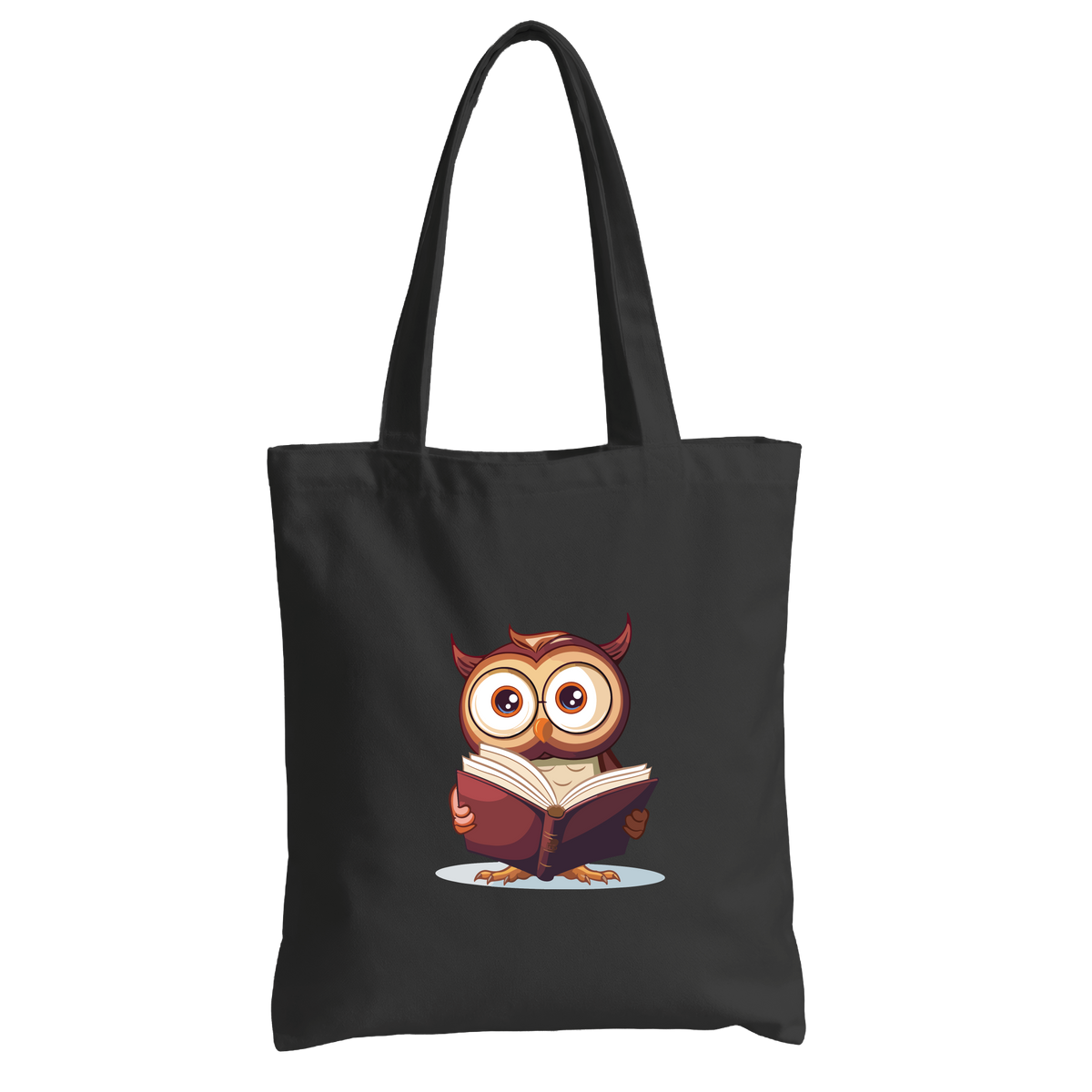 Wise Owl Reading Canvas - Tote Bag 🦉📚