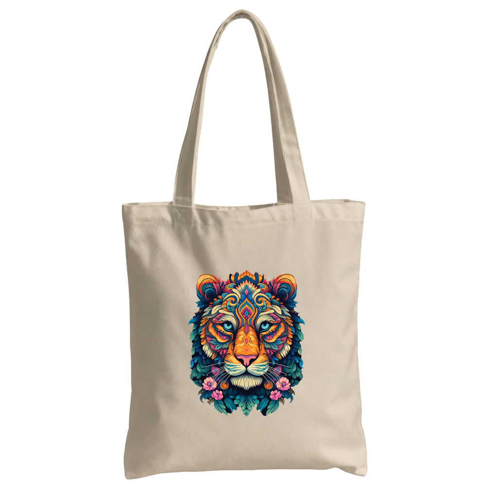Tiger Art Canvas Tote Bag 🐅🎨