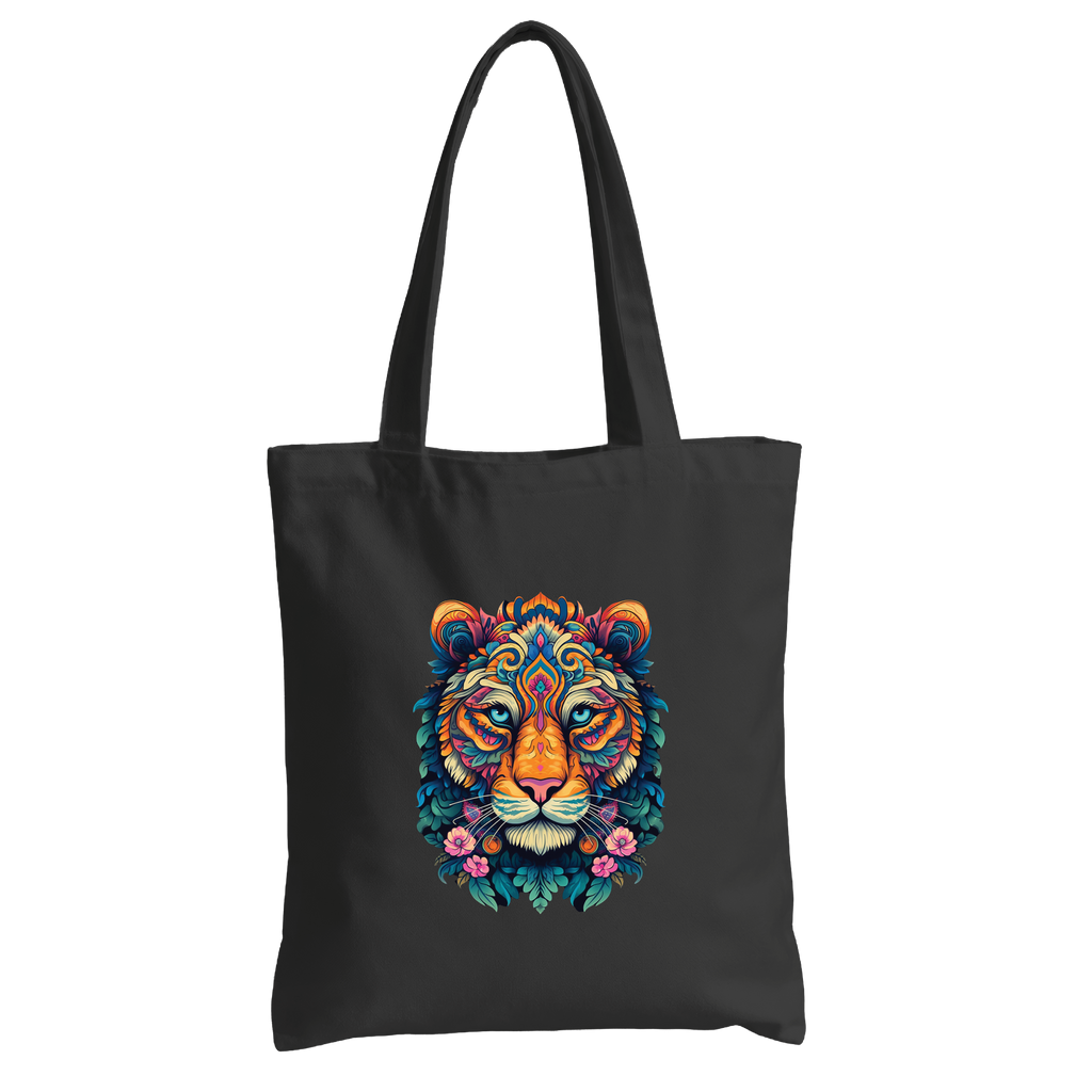 Tiger Art Canvas Tote Bag 🐅🎨